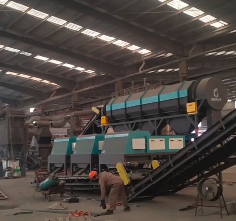 越南地區(qū)分選設備現(xiàn)場。