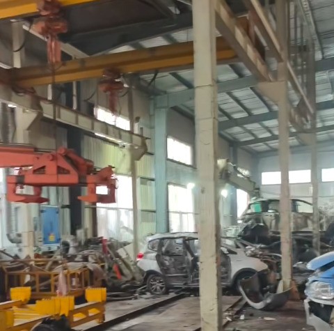 標(biāo)桿案例｜報(bào)廢汽車拆解線客戶現(xiàn)場展示